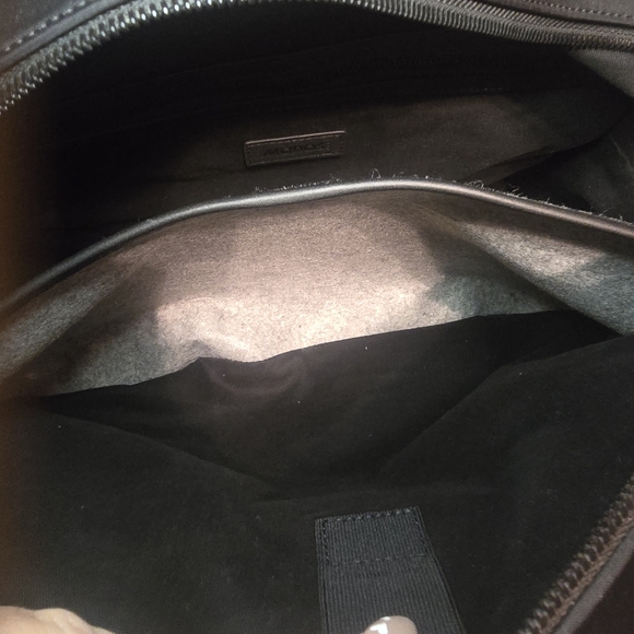 Monos Metro Duffel Black Vegan Leather Travel Bag Quicksnap Water Reaistant - Picture 14 of 16